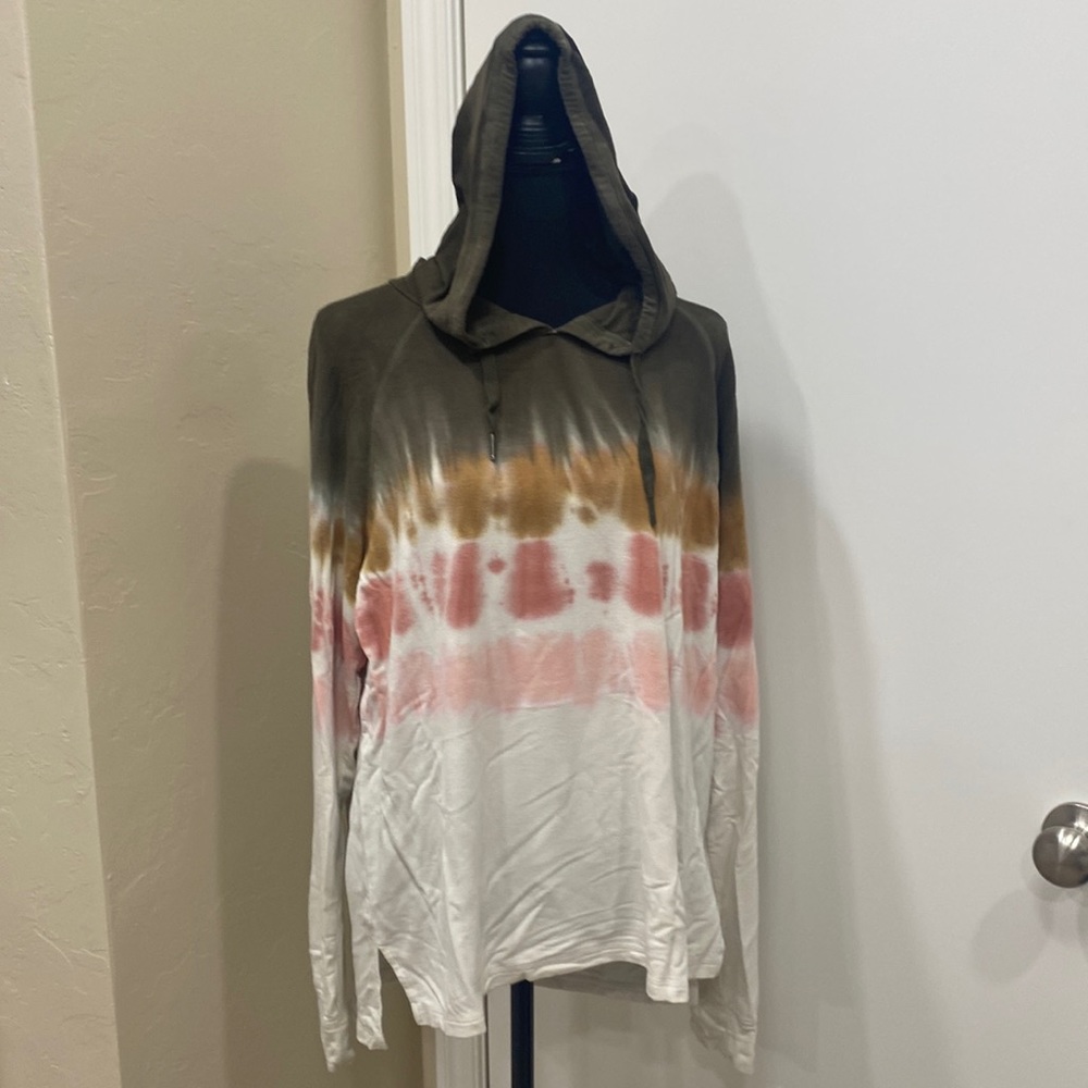 PJ Salvage tie-dye hoodie- size Large